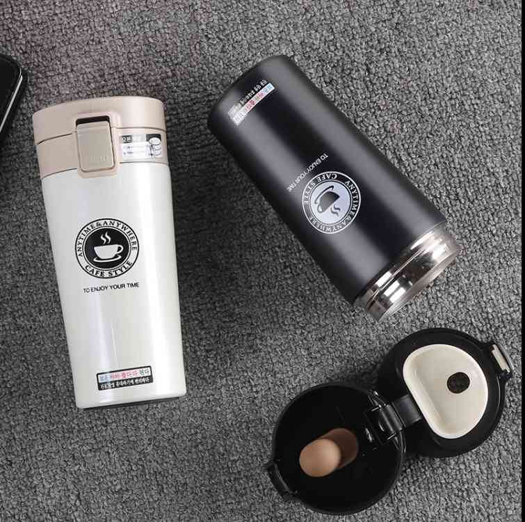 Double Wall Stainless Steel Coffe Mug - 380ml